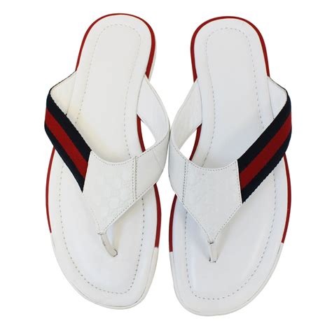 white gucci flip flops cheap|gucci slides nordstrom.